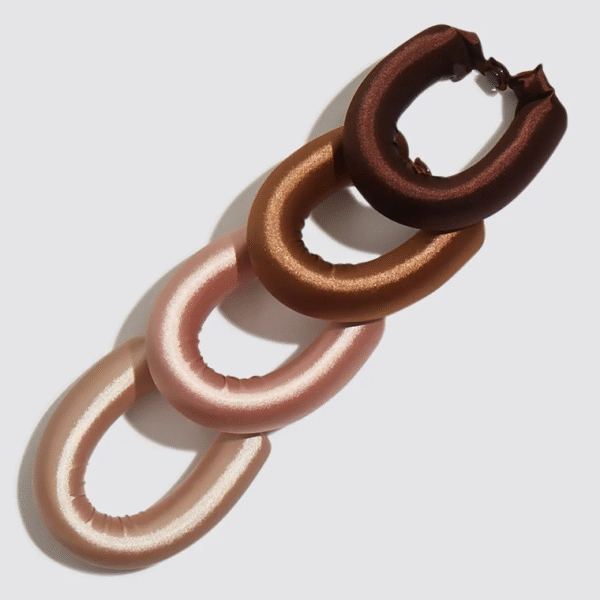 Satin Jumbo Flexi Rods 4 Pcs- Rosewood
