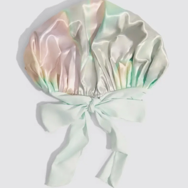 Adjustable Oversized Satin Bonnet- Aura
