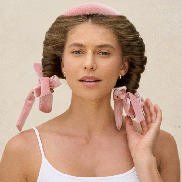 Terracotta Velvet Heatless Curling Set
