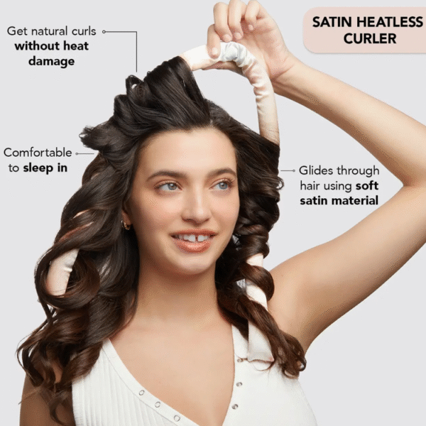Satin Heatless Curling Set - Sunset Tie Dye