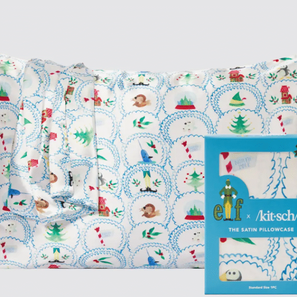 Elf X Kitsch Satin Pillowcase Standard - North Pole