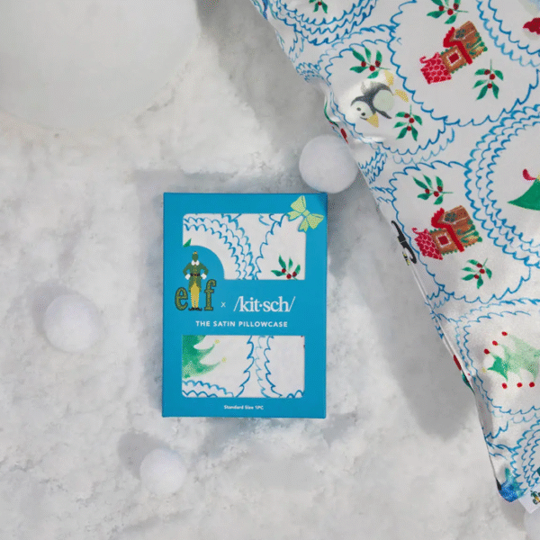 Elf X Kitsch Satin Pillowcase Standard - North Pole